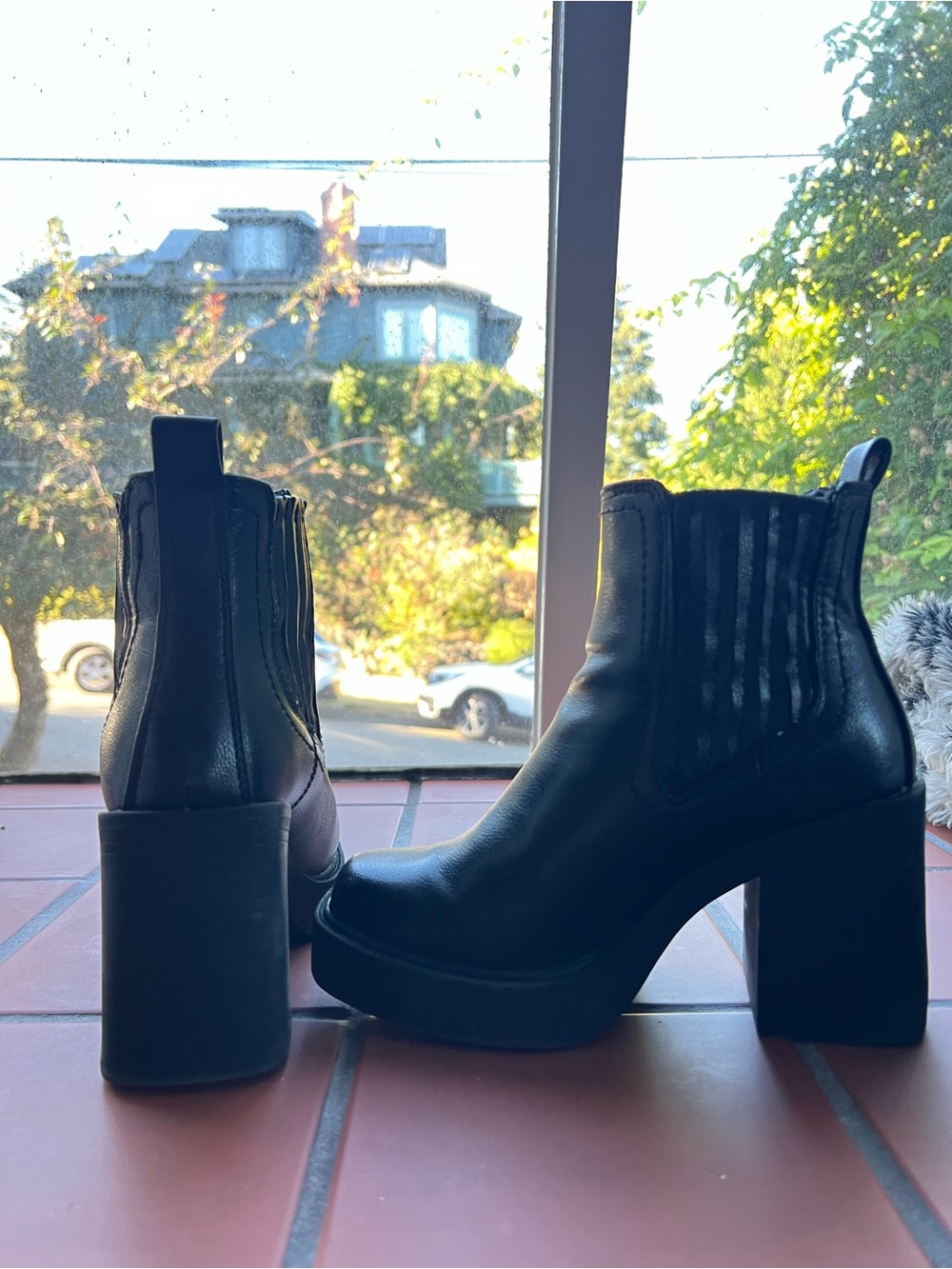 MIA Black Platform Ankle Boots - Women's